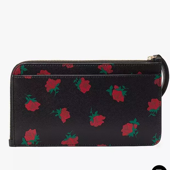 Kate Spade Lucy Medium L-Zip Wristlet
COLOR:
Black Multi
NWT - Picture 3 of 16